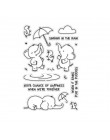 4*6inch ME słonie króliki Piggy Monkey Tiger Lion Transparent Stamp wyczyść znaczki dla DIY papier do scrapbookingu robienie kar