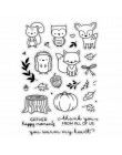 4*6inch ME słonie króliki Piggy Monkey Tiger Lion Transparent Stamp wyczyść znaczki dla DIY papier do scrapbookingu robienie kar