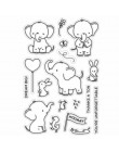 4*6inch ME słonie króliki Piggy Monkey Tiger Lion Transparent Stamp wyczyść znaczki dla DIY papier do scrapbookingu robienie kar