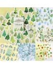 45 sztuk/pudło GreenTree naklejki las papier samoprzylepny samoprzylepna naklejka dla dzieci diy wystrój Scrapbooking Diary albu