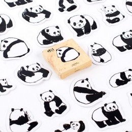 45 sztuk/paczka słodkie zwierzaki Panda dekoracji naklejki samoprzylepne diy kreskówka naklejki karteczki do terminarza księga g