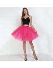 7 warstwowe 50cm Tutu tiulowe spódnice damskie wysokiej talii huśtawka Dolly suknia podkoszulek Mesh lato spódnica trzy czwarte 