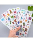 6 arkuszy/paczka jesień las strona dekoracyjne naklejki papiernicze Scrapbooking Diy pamiętnik Album Stick label