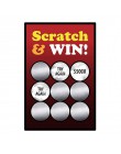 100 sztuk/partia okrągły złoty srebrny niebieski Scratch coating śliczne naklejki DIY wielofunkcyjne prezenty skrobanie naklejki