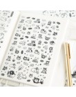 6 sztuk/worek, Kawaii karteczki do terminarza przezroczysty pies kreatywny szkolne materiały papiernicze dekoracja kreskówkowa D