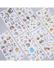 6 arkuszy/paczka małe zwierzęta jeż japoński dekoracyjne naklejki papiernicze Scrapbooking Diy pamiętnik Album Stick label