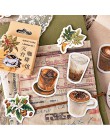 46 sztuk śliczne kawy papiernicze naklejki Kawaii rośliny naklejka dekoracyjna Bullet Journal naklejki dla dzieci DIY Scrapbooki