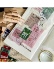 46 sztuk Vintage etykieta naklejka dekoracyjna śliczne podróży papeterii naklejki Bullet Journal naklejki dla dzieci DIY Scrapbo