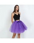7 warstwowe 50cm Tutu tiulowe spódnice damskie wysokiej talii huśtawka Dolly suknia podkoszulek Mesh lato spódnica trzy czwarte 