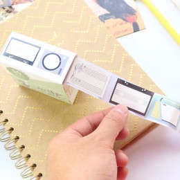 Domikee kreatywne kreskówki dekoracyjne diy do papierowych etykiet naklejki do pamiętnika notatniki vintage buttlet journal tag 