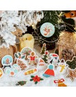 45 sztuk/pudło naklejki merry christmas Cute Santa Claus łosia naklejki Kawaii dekoracyjna naklejki pamiętnik Scrapbooking papie