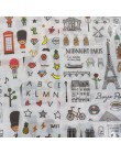 6 sztuka/opakowanie nowy krajobraz paryski przezroczysta naklejka uczeń pamiętnik etykieta Cartoon Diy dekoracja scrapbooking de