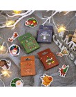 45 sztuk/pudło naklejki merry christmas Cute Santa Claus łosia naklejki Kawaii dekoracyjna naklejki pamiętnik Scrapbooking papie