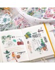 40 sztuk/paczka nowość zwierzęta kwiat naklejki samoprzylepne śliczne naklejki Kawaii biurowe naklejki dla dzieci DIY pamiętnik 