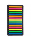 160/300pcs przezroczysty kolor fluorescencyjny indeks Tabs flagi Sticky Note na znacznik strony naklejki do planowania Office Sc
