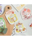 40 sztuk/paczka styl japoński napoje słodkie artykuły papiernicze zestaw naklejek Kawaii samoprzylepna naklejka Diy etykieta dek