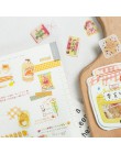 40 sztuk/paczka styl japoński napoje słodkie artykuły papiernicze zestaw naklejek Kawaii samoprzylepna naklejka Diy etykieta dek
