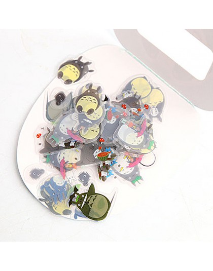 60 sztuk pcv kleje naklejki śliczne Totoro naklejki dla dzieci naklejki do pamiętnika dekoracyjne Scrapbooking album diy artykuł