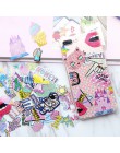 50 sztuk/1 paczka Kawaii jednorożec kot LaserTravel terminarz planer dekoracyjne naklejki na telefon scrapbooking, rzemiosło pap