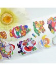 5 arkuszy Kawaii 3D święty mikołaj naklejki śliczne naklejki świąteczne piękne zdobienia naklejki dla dzieci Scrapbooking DIY pa