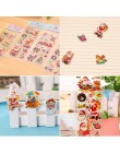 5 arkuszy Kawaii 3D święty mikołaj naklejki śliczne naklejki świąteczne piękne zdobienia naklejki dla dzieci Scrapbooking DIY pa