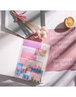 40 sztuk/paczka kawy podróży dekoracje papiernicze zestaw naklejek Scrapbooking dekoracyjne naklejki pamiętnik Album planer dzie