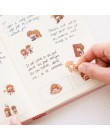 6 arkuszy/paczka śliczne dziewczyny chłopcy Planner naklejki do scrapbookingu notatnik pamiętnik Album dekoracyjne naklejki papi