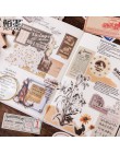 60 sztuk/paczka Vintage DIY karteczki do terminarza zapisywalny Album etykiety naklejki do scrapbookingu podręcznik dekoracji