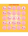150 sztuk 1.5 cala okrągłe różowe złoto Scratch Off naklejki dla DIY gra Party aktywność naklejki jasne naklejki naklejki papier