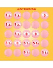 150 sztuk 1.5 cala okrągłe różowe złoto Scratch Off naklejki dla DIY gra Party aktywność naklejki jasne naklejki naklejki papier