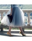5 warstw 60cm księżniczka Midi spódnica z tiulu plisowane spódnice Tutu do tańca kobiet halka Lolita Jupe Saia faldas Party Puff