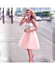 5 warstw 60cm Midi spódnica z tiulu księżniczka kobiet dorosłych Tutu modna odzież Faldas Saia Femininas Jupe lato styl