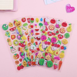 Śliczne kawaii Bubble naklejki DIY Craft Puffy Bubble 3D naklejki samoprzylepne artykuły papiernicze prezent dla dzieci Cartoon 