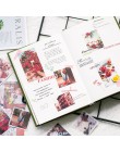 60 sztuk/partia japoński papier dekoracyjny naklejki kwiat kwiatowy notes Vintage papieru Scrapbooking naklejki na etykiety papi