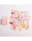 40 sztuk/pudło Cute Cartoon naklejki z kwiatami Scrapbooking Kawaii dekoracja naklejki pamiętnik DIY japońska dziewczyna lepkie 