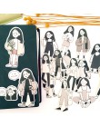 17 sztuk  zestaw japoński śliczne kobieta stażysta  postać z anime  Kawaii dziewczyna Diy Ablum Diary scrapbooking dekoracja 