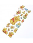 10 sztuk dzieci piśmienne naklejki śliczne kubuś niedźwiedź bubble naklejka 3D pcv aplikacja pamiętnik dekoracja albumu Kawaii n