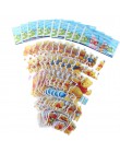 10 sztuk dzieci piśmienne naklejki śliczne kubuś niedźwiedź bubble naklejka 3D pcv aplikacja pamiętnik dekoracja albumu Kawaii n