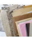 WOKO 56 arkuszy Retro podręcznik pakiet materiałów Vintage napisz notatkę tło kolaż papier stary bloczek karteczek do notowania 