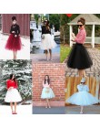 5 warstw 60cm księżniczka Midi spódnica z tiulu plisowane spódnice Tutu do tańca kobiet halka Lolita Jupe Saia faldas Party Puff