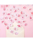 45 sztuk/paczka Sakura pokaż zestaw naklejek dekoracyjne naklejki papiernicze Scrapbooking Diy pamiętnik Album Stick Label