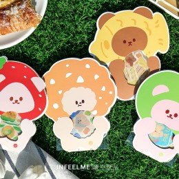 40 sztuk/partia Kawaii biurowe naklejki Cartoon niedźwiedź terminarz dekoracje podróżne naklejka na urządzenie mobilne Scrapbook