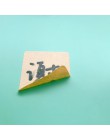 100 sztuk/partia nowy kwadratowy projekt Kraft puste uszczelnienie naklejki dla Handmade produkty DIY uwaga pakiet prezent etyki