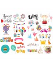 1 sztuk Kawaii dekoracja urodzinowa Scrapbooking Bullet Journal papiernicze Post naklejki estetyczne szkolne biuro dostaw sztuki