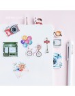 46 sztuk/paczka podróżować samotnie mini papier dekoracja naklejki album diy pamiętnik Scrapbooking naklejki etykiety Kawaii biu