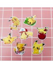 28 sztuk śliczne japońskie anime Pikachu dekoracyjne naklejki DIY naklejki scrapbooking biurowe Kawaii pamiętnik naklejki etykie