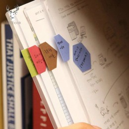 48 sztuk/2 arkusz cukierki kolor indeks kartki samoprzylepne notatnik terminarz akcesoria narzędzie indeks Sticky Sticker wiadom