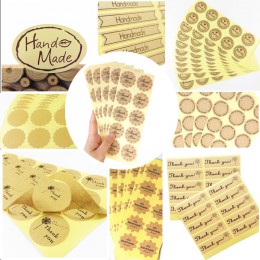 100 sztuk/partia Cake Box pieczęć etykiety różne kształty Handmade Diary naklejki materiały biurowe na prezenty dziewczyny etyki