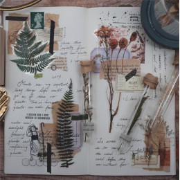 20 sztuk  zestaw Vintage suszony kwiat eukaliptusa szyszki sosnowe paproć roślina liściasta bawełna wzór materiał DIY scrapbook