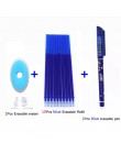 12/20 sztuk/zestaw Office Gel Pen wymazywalna Refill Rod zmazywalny długopis zmywalny uchwyt 0.5mm niebieski czarny zielony atra